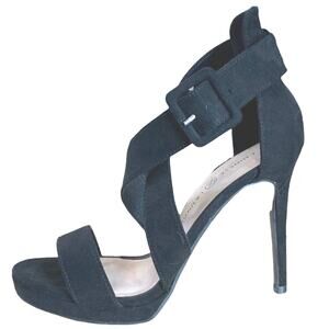 Chinese laundry shoes stiletto 5” heels 1” platform  crisscross straps size 8 M